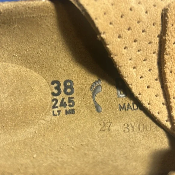 Birkenstock- Madrid, dotted tan, Velcro, 7 women - Picture 5 of 5